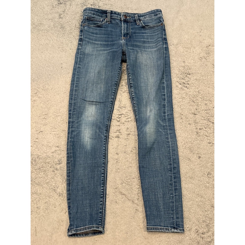 Lucky Brand Jeans Womens 4/27 Blue Stretch Ava Skinny Medium Wash Denim Casual